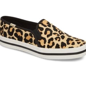 Kate spade calf hair leopard print keds NW…